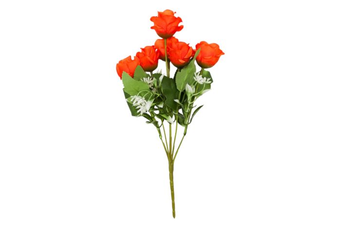 860498-2 Ramito Rosas de Tela - Imagen 2