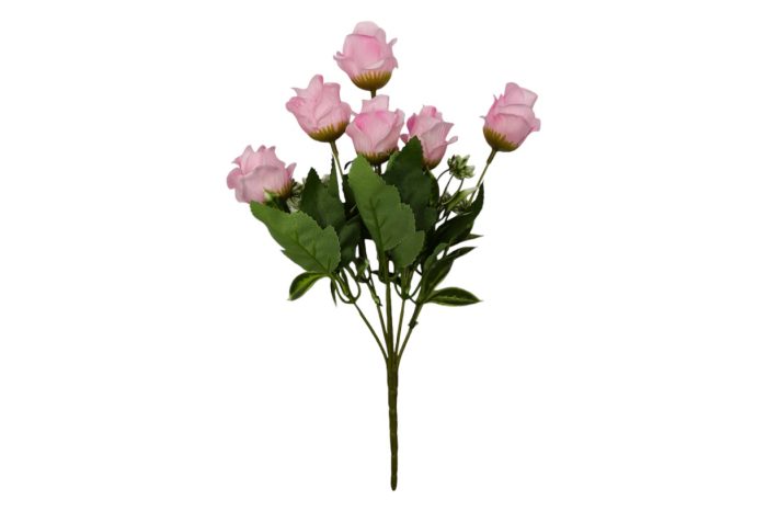 860498-5 Ramito Rosas de Tela - Imagen 5