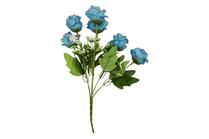 860498-6 Ramito Rosas de Tela - Imagen 6