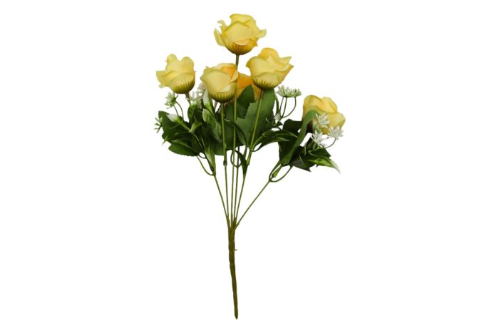 860498-7 Ramito Rosas de Tela - Imagen 7