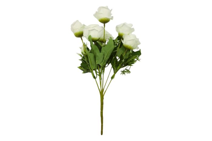 860498-9 Ramito Rosas de Tela - Imagen 9