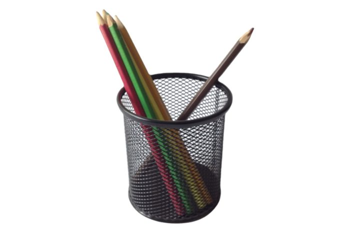 Posa-Lápices Cilíndrico Negro - Imagen 1