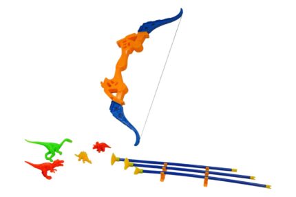 Dinosaurio arco y flechas con ventosas