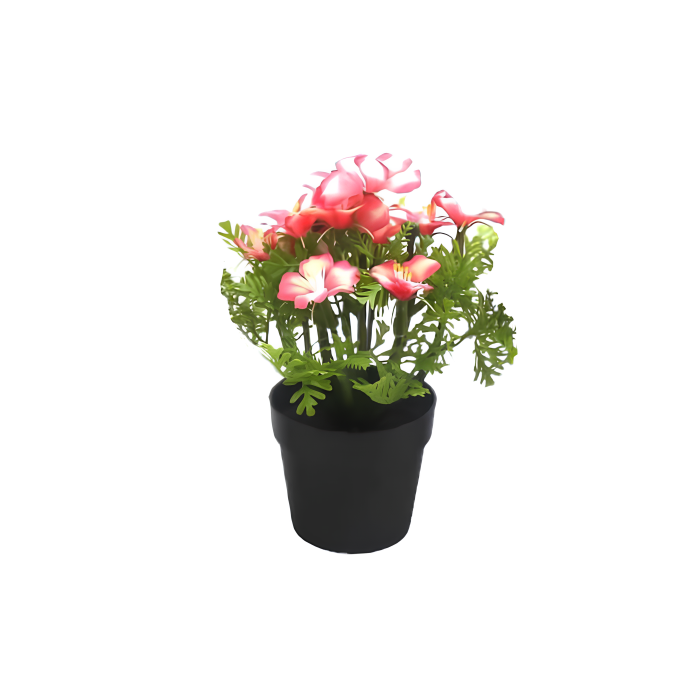 955217-3 Maceta con Azaleas Artificiales - Imagen 4