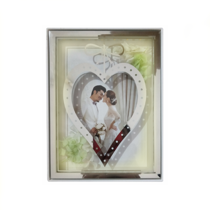 Marco de foto 15x20 led diseño corazón - Imagen 2