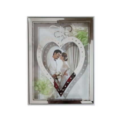 Marco de foto 15x20 led diseño corazón