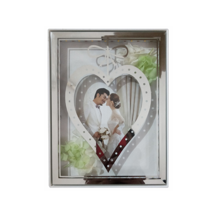 Marco de foto 15x20 led diseño corazón - Imagen 1