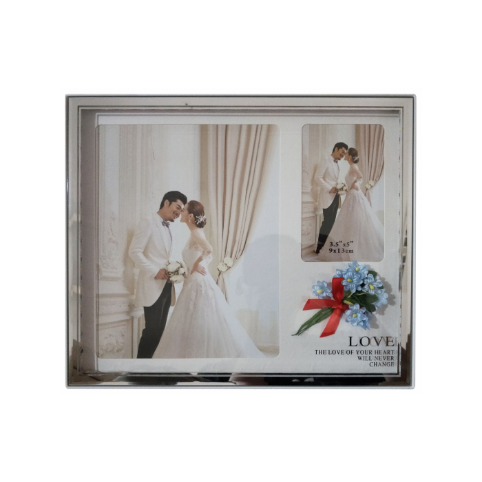 Marco de Foto Ramo de Flores 15x20cm Luz Led - Imagen 1