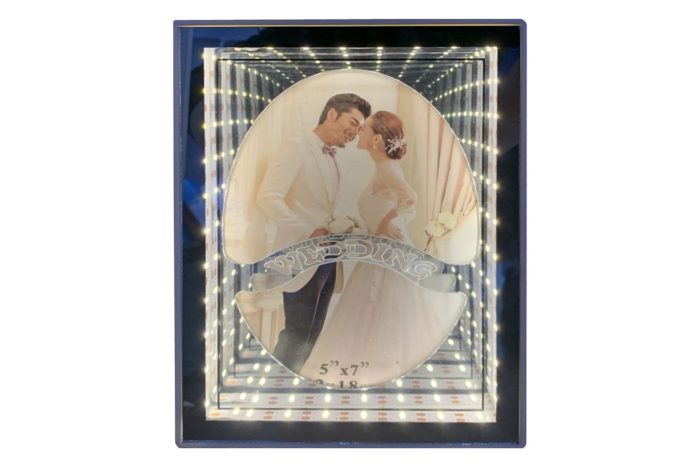 978865-3 Marco de Foto Diseño Espejo 20x25cm Luz Led - Imagen 3