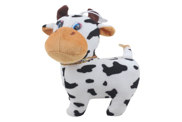 Peluche de Vaca con Collar 18cm - Imagen 2