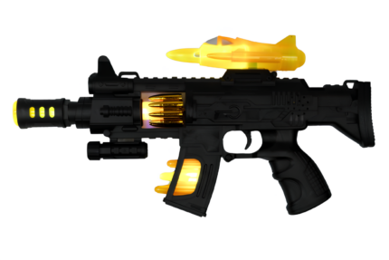 Lanzador con avión amarillo incluido