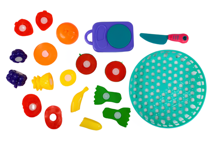 Canasta con set de Frutas o Verduras FOOD CUTTING TOYS - Imagen 2