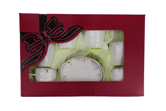 Set de juego de 6 tazas de porcelana - Imagen 3