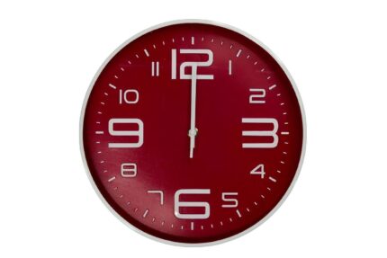 Reloj de pared de 30cm diseño minimalista