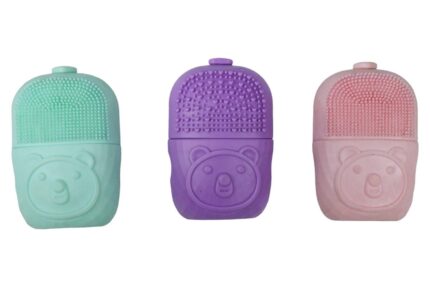 Cepillo exfoliante para baño de silicona