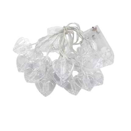 Luces guirnalda Led pinzas de corazones