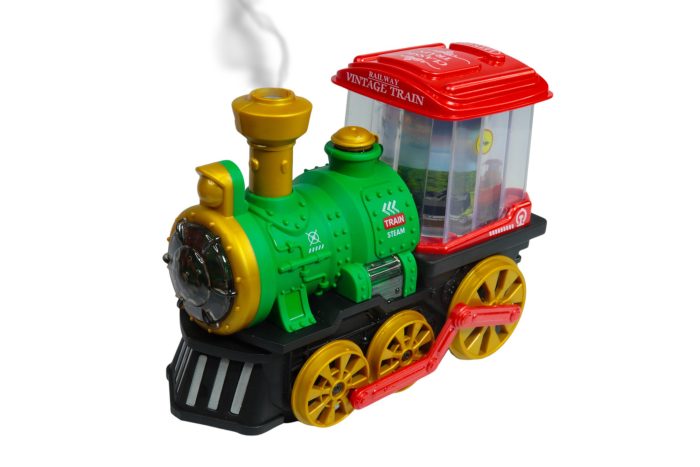 Tren con luces, sonido, movimiento y genera vapor - Imagen 3