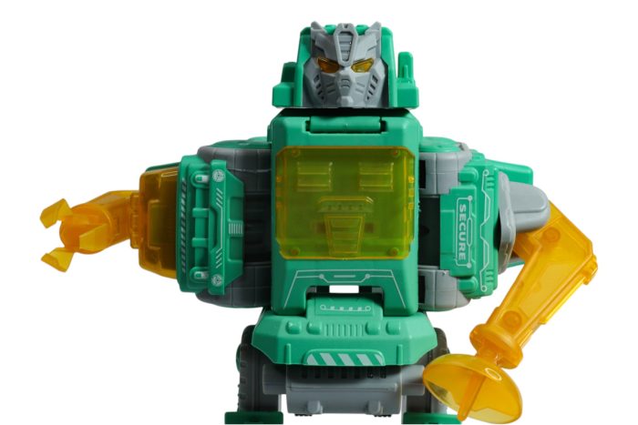 Set 5 autitos para armar un robots verde - Imagen 9