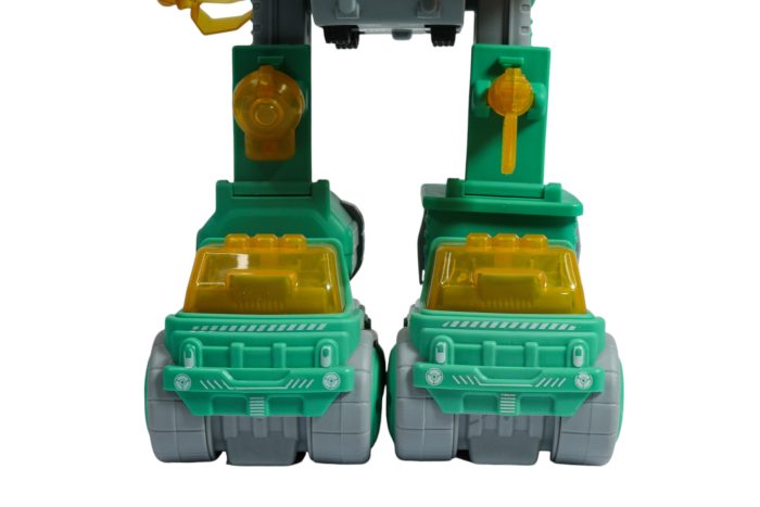 Set 5 autitos para armar un robots verde - Imagen 7