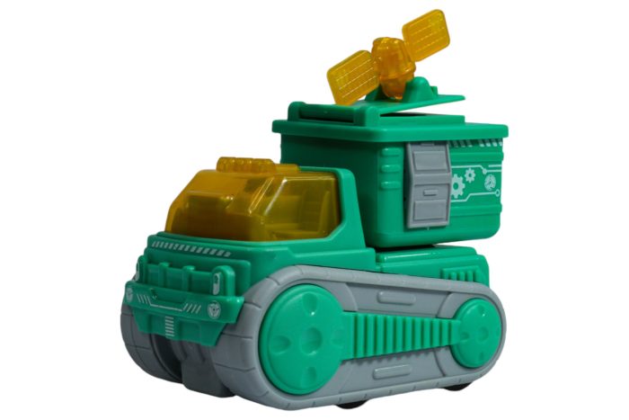 Set 5 autitos para armar un robots verde - Imagen 5