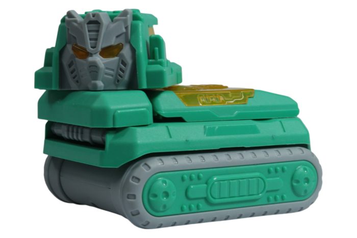 Set 5 autitos para armar un robots verde - Imagen 3