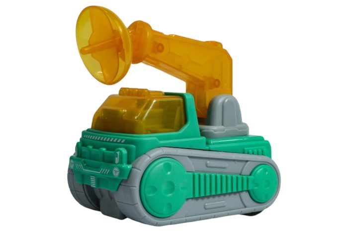 Set 5 autitos para armar un robots verde - Imagen 2