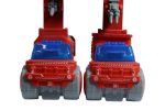 Set 5 autitos para armar un robots rojo - Imagen 7