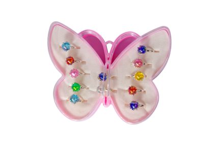 Caja mariposa 12 anillos