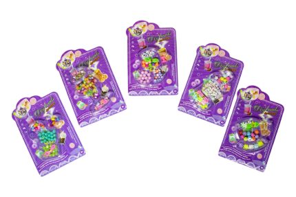 Mostacillas con 5 diseños distintos