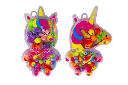 Cajitas unicornio con mostacillas