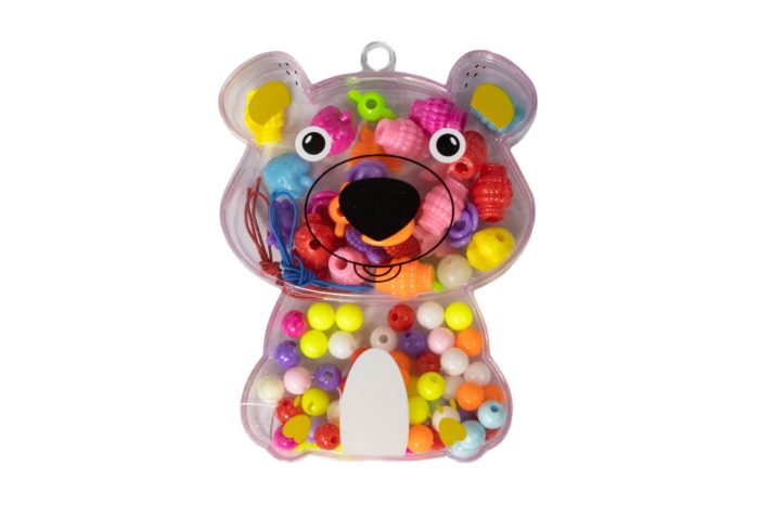 Cajita oso o lechuza con mostacillas - Imagen 2