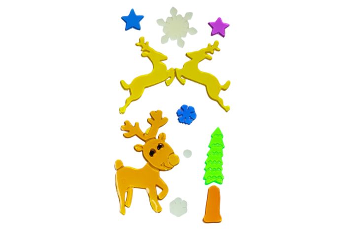 Adhesivos Gel de navidad ventana 11 diseños - Imagen 5