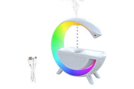Parlante Humidificador con Cascada Sónica