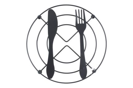 Posa Platos y Ollas Diseño Cubiertos 18cm