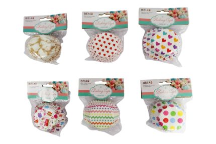 Capacillos 8cm Estampados de Colores