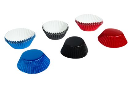 Capacillos 8cm Colores Metalizados