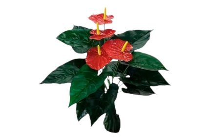 Planta de Calas Artificiales Rojas 75cm