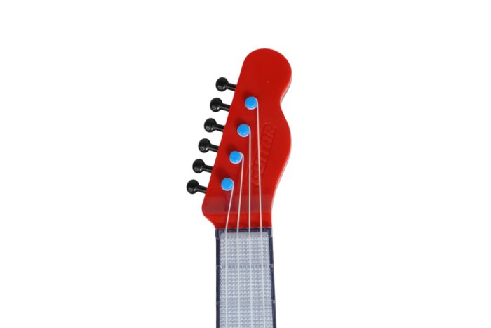 Guitarra Telecaster mas micrófono roja - Imagen 5