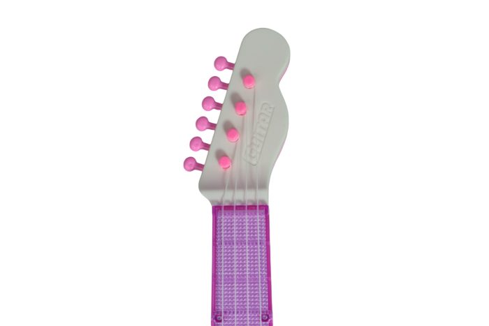 Guitarra telecaster mas micrófono rosa - Imagen 5