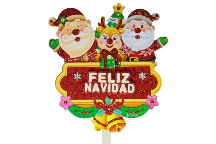 Estacas de jardín navideñas 73x22cm - Imagen 5