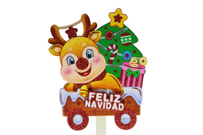 Estacas de jardín navideñas 73x22cm - Imagen 2