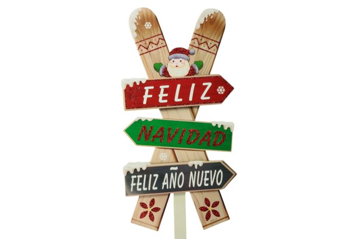 Estacas de jardín navideñas 83x21cm - Imagen 4