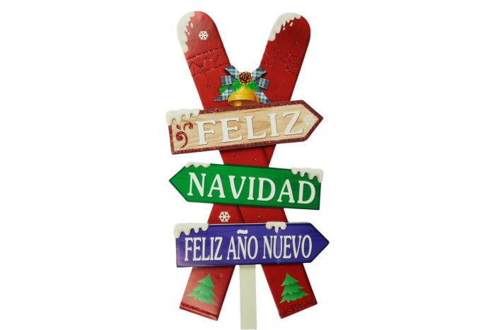 Estacas de jardín navideñas 83x21cm - Imagen 2