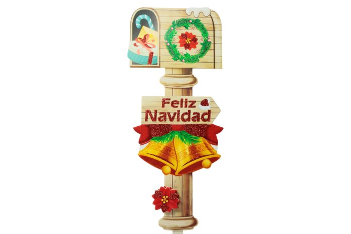 036875-5 Estacas de jardín navideñas 83X22CM - Imagen 5