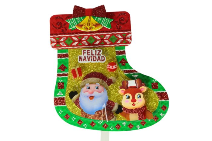 Estacas de jardín navideñas con luces 75x27cm - Imagen 6