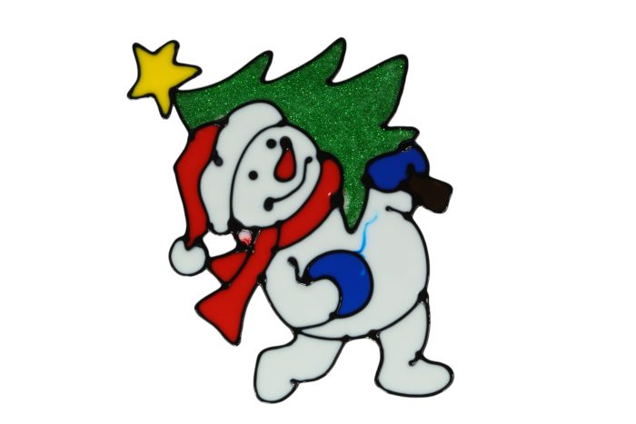 Adhesivos Gel de navidad grandes ventana 6 diseños - Imagen 5