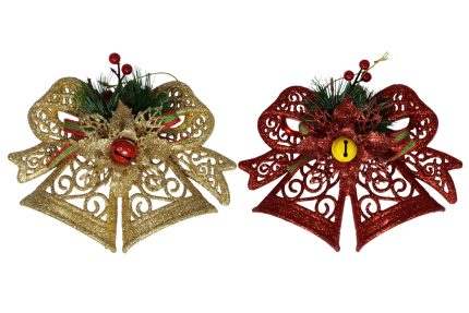 Decoración navideño campanas brillante