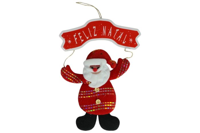 Adornos navideño para puertas, viejito pascuero y muñeco de nieve - Imagen 1