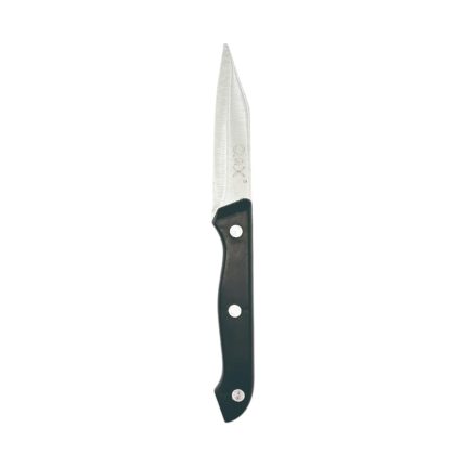 Juego de 2 cuchillos para frutas con mango negro