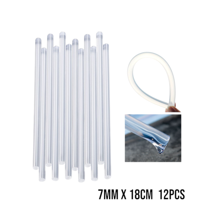 Barras de pegamento finas 0.7cm x 18cm (12 piezas)